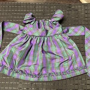 Chaos Green and Purple Dress Size 3 months